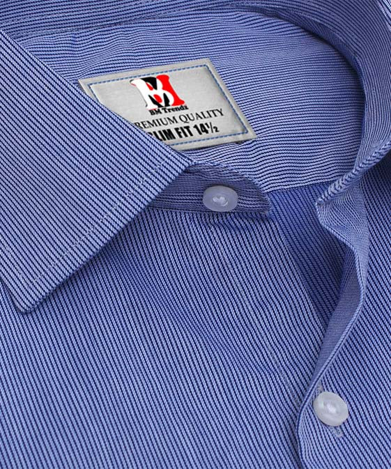 BLUE ROPE LINING FORMAL SHIRT