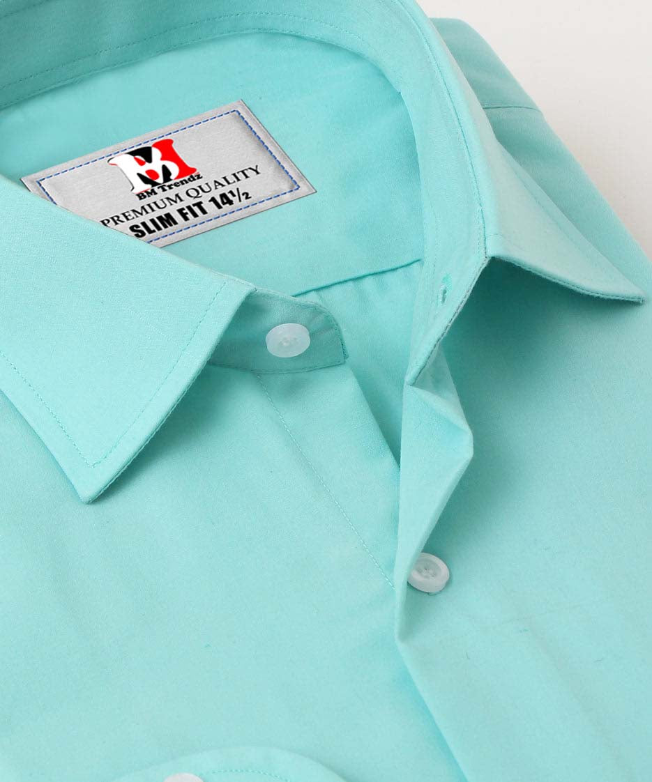 CYAN FORMAL SHIRT