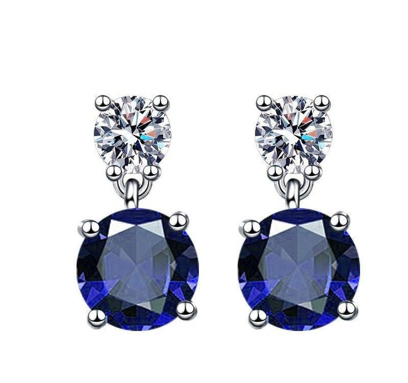 Double Round Drop Earring