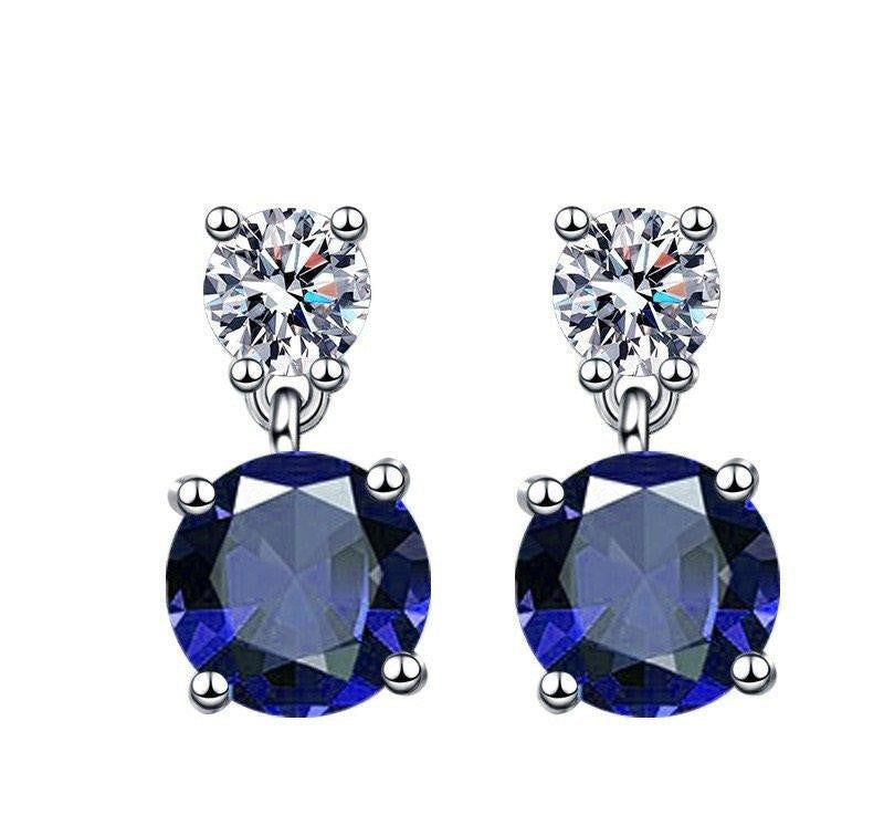Double Round Drop Earring