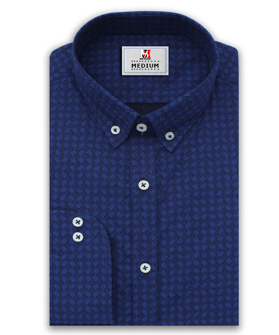 BLUE BOX CHECK CASUAL SHIRT