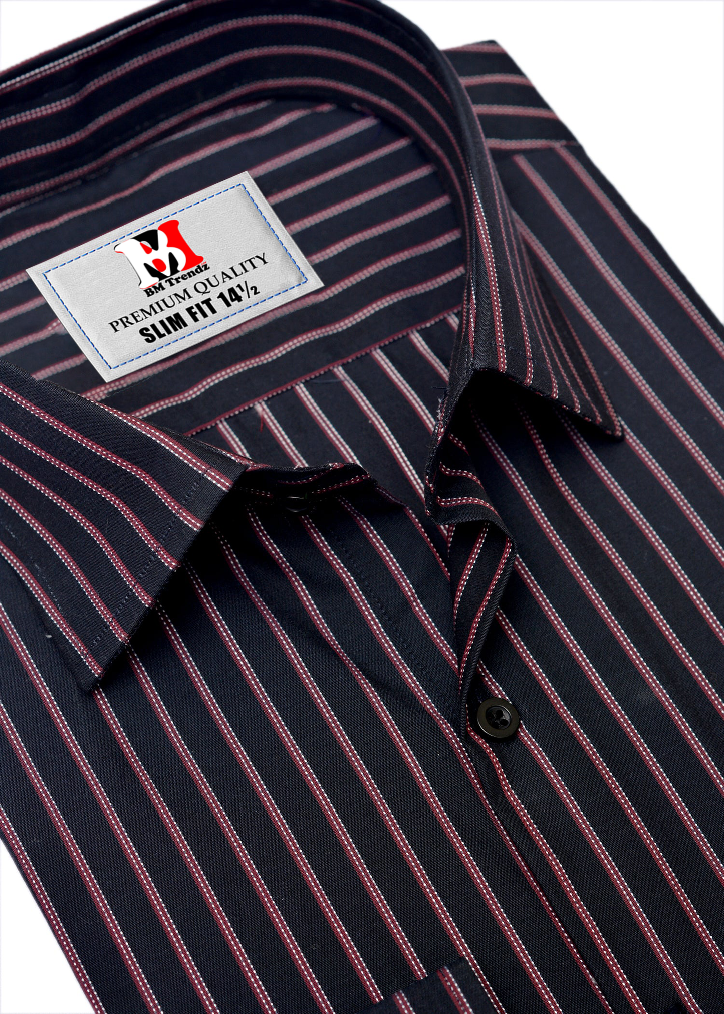 BLACK STRIPE FORMAL SHIRT