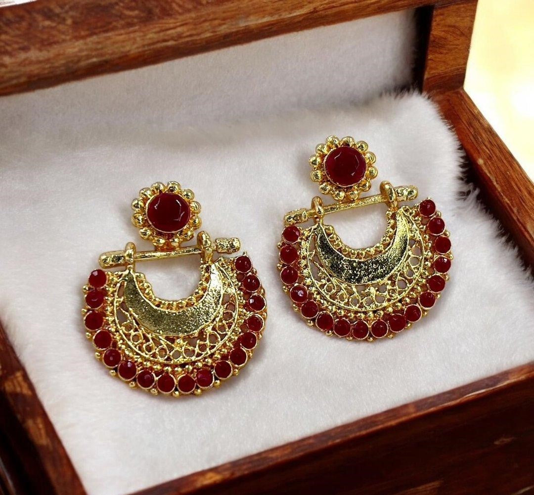Half Moon Drop Earrings