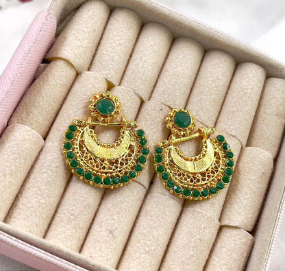 Half Moon Drop Earrings