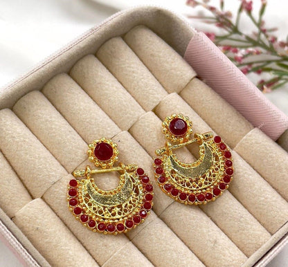 Half Moon Drop Earrings