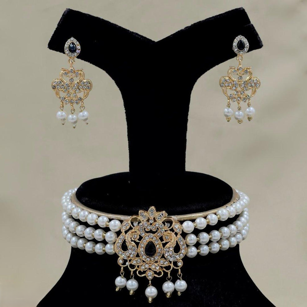 Pear/Flower Choker Set