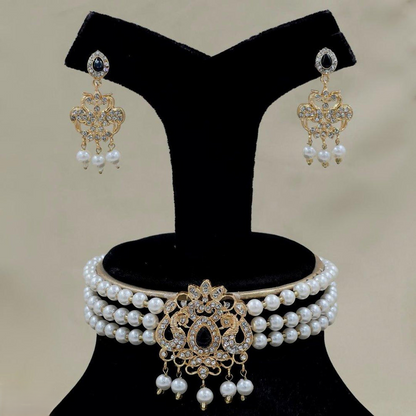 Pear/Flower Choker Set