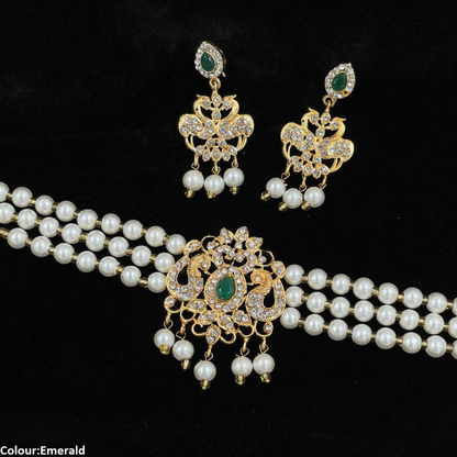 Pear/Flower Choker Set