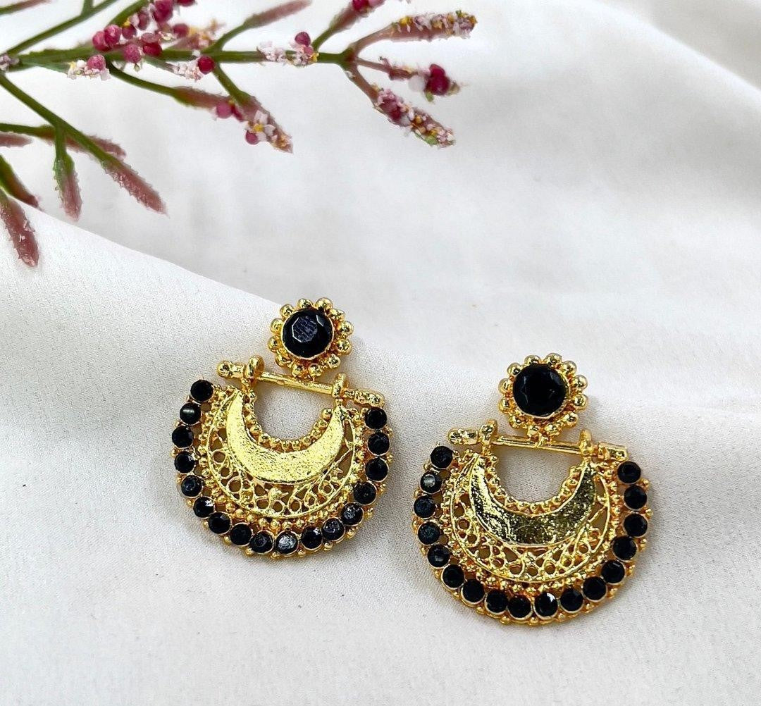 Half Moon Drop Earrings