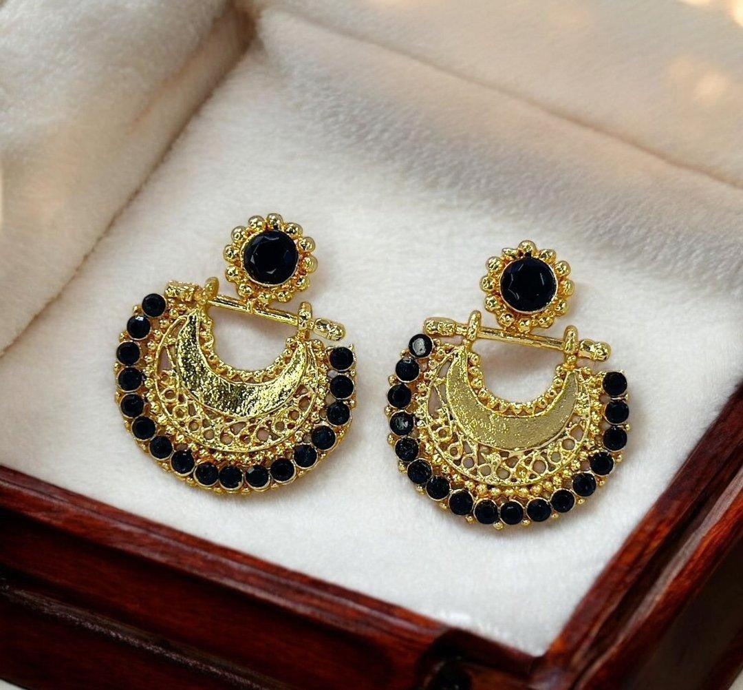Half Moon Drop Earrings