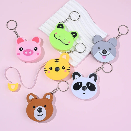 iYOE 1pc 1.5m Animal Keychain Soft Tape