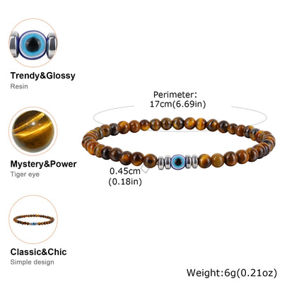 Evil Eye Beaded Bracelet for Women