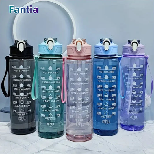 800ml/27oz Large Capacity Sports Water Bottle
