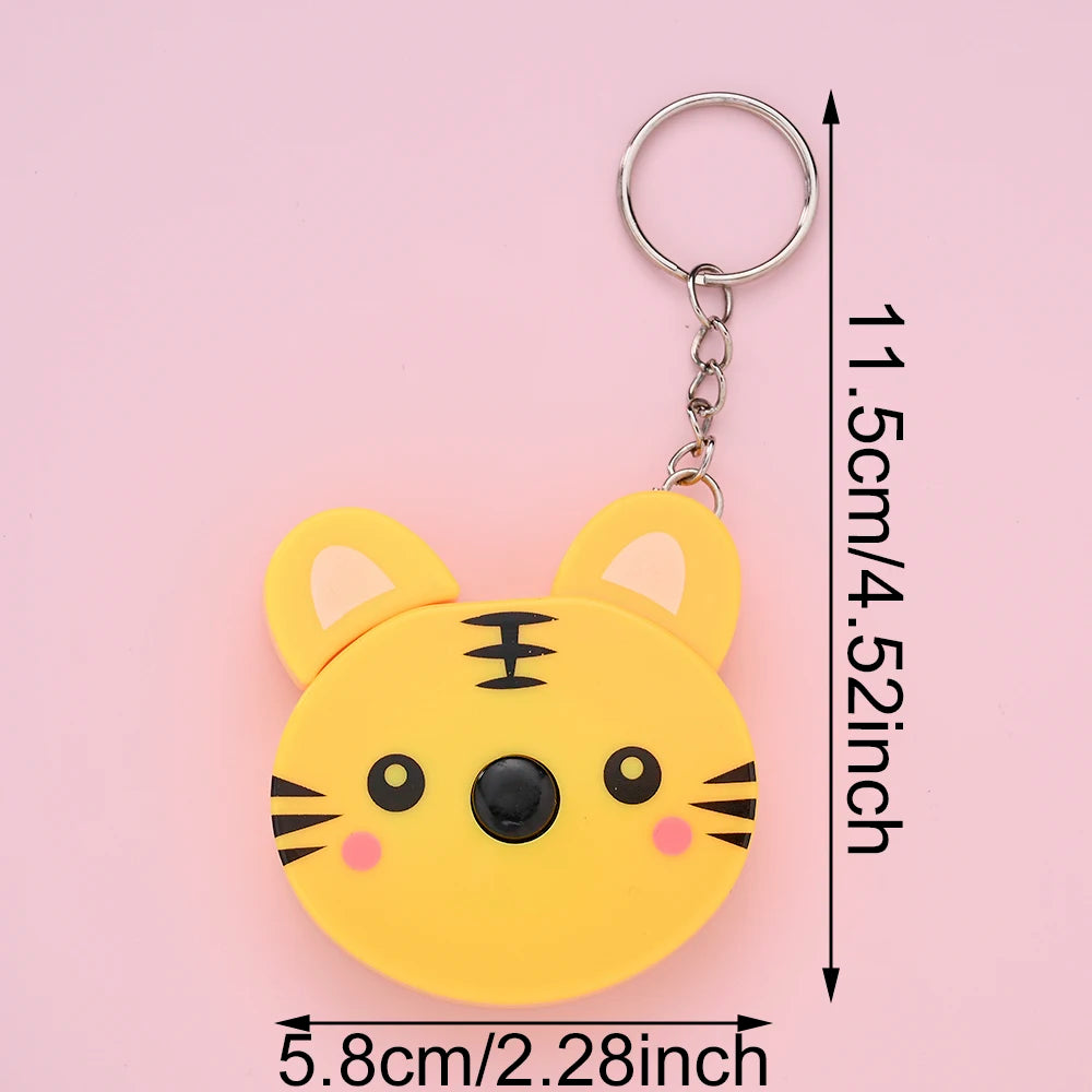 iYOE 1pc 1.5m Animal Keychain Soft Tape