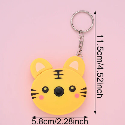 iYOE 1pc 1.5m Animal Keychain Soft Tape