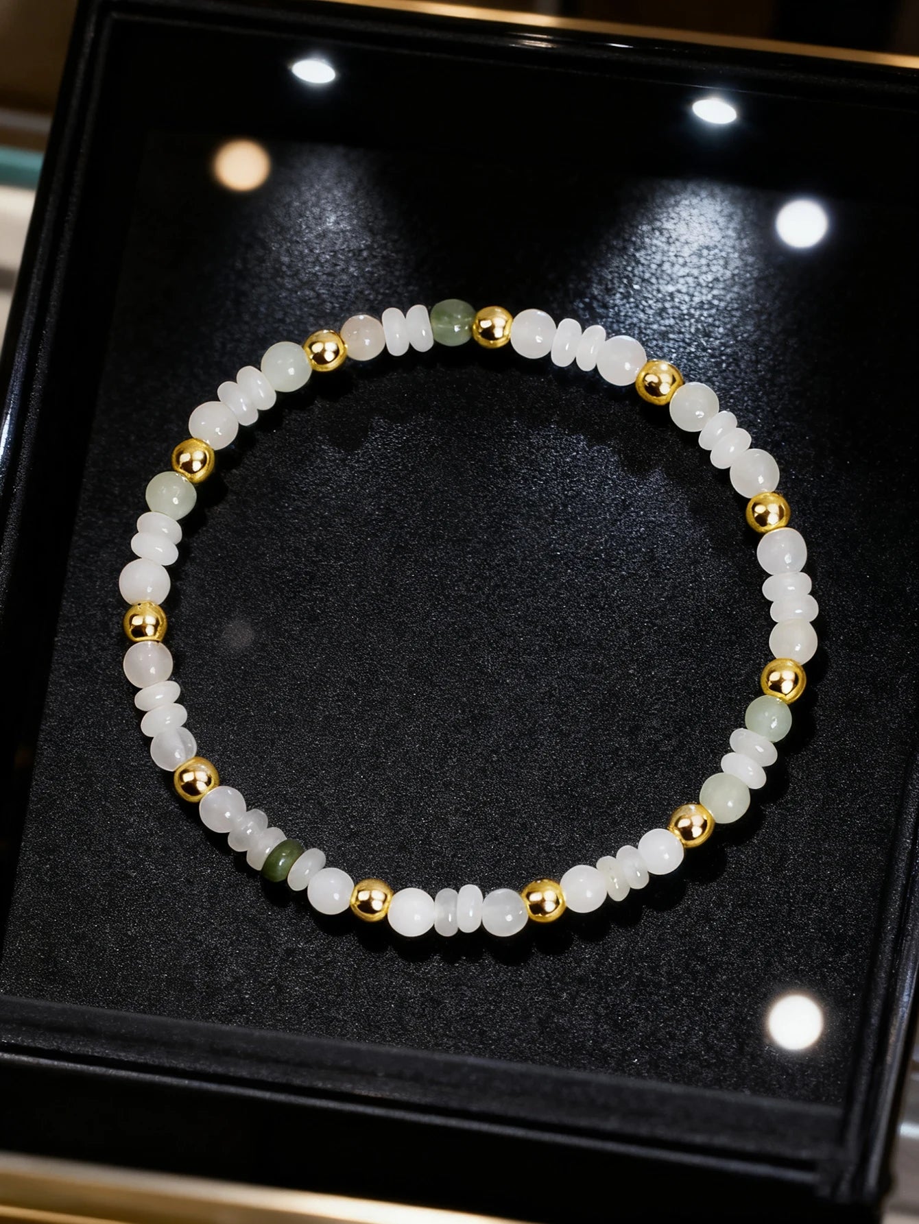 Natural Agate Bracelet 4m Indian Agate Abacus Bead Stone Beaded Bracelet for Vigour Protection Healing Balance Spiritual Jewelry