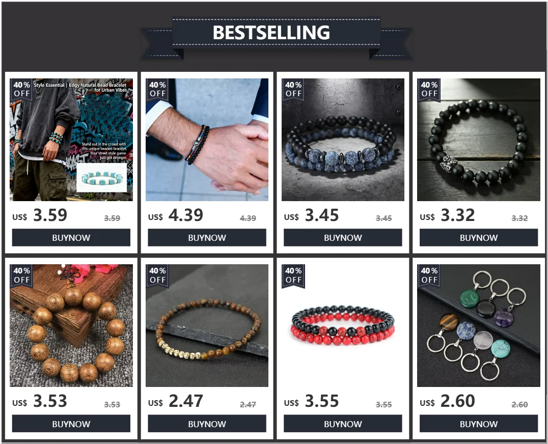 Noter Handmade Natural Tiger Eyes Stone Strand Bracelet For Men 4/6/8/10mm Positive Energy Healing Braslet Street Accessories