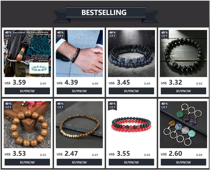 Noter Handmade Natural Tiger Eyes Stone Strand Bracelet For Men 4/6/8/10mm Positive Energy Healing Braslet Street Accessories