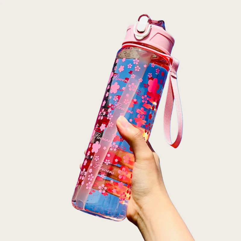 800ml/27oz Large Capacity Sports Water Bottle