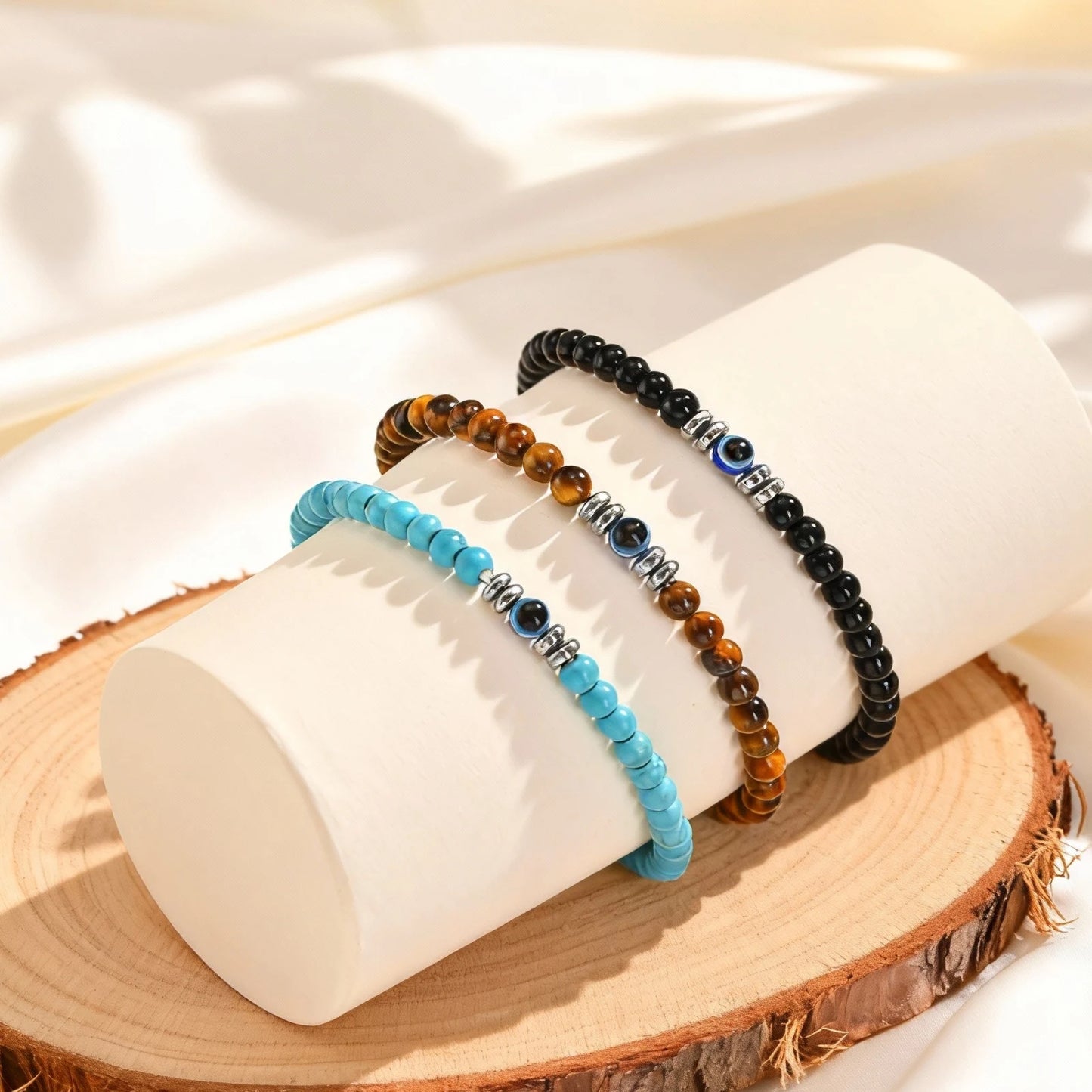 Evil Eye Beaded Bracelet for Women