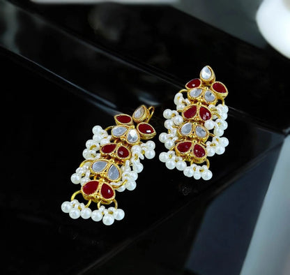 Tear Pearl Drop Earrings