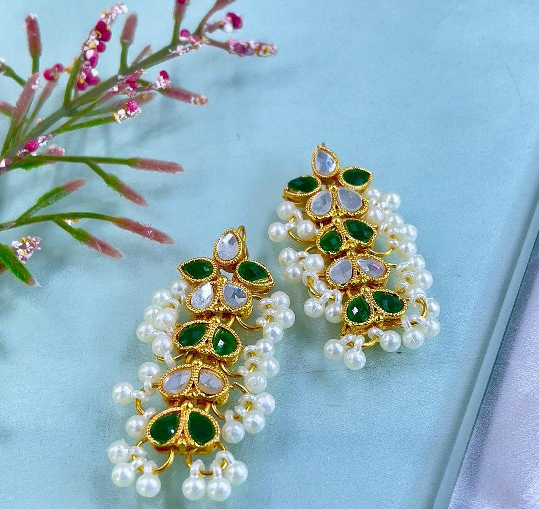 Tear Pearl Drop Earrings