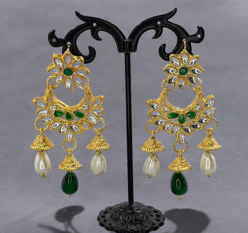 Jhumki Pearl Drop Earrings