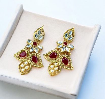 Double Eye Drop Earrings
