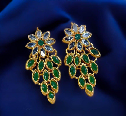 Tear Flower Drop Earrings