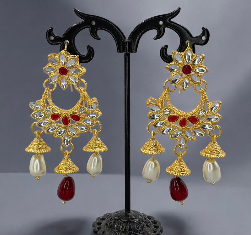 Jhumki Pearl Drop Earrings