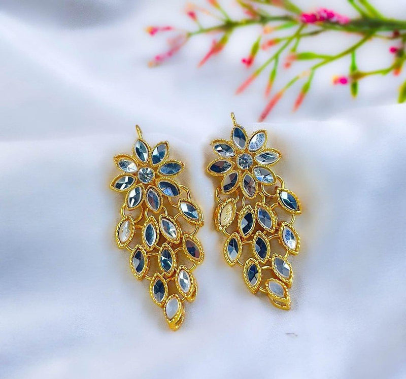 Tear Flower Drop Earrings
