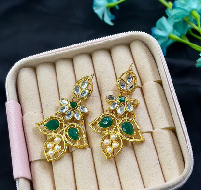Double Eye Drop Earrings