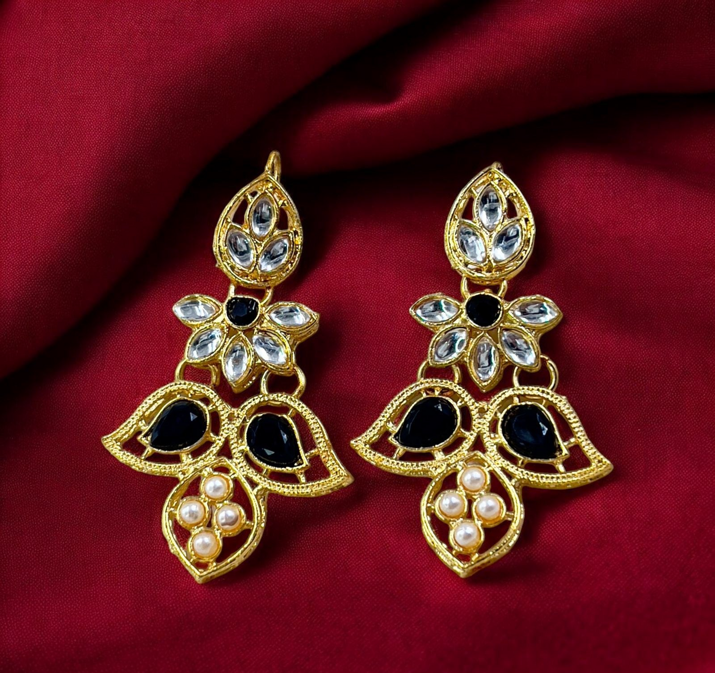 Double Eye Drop Earrings