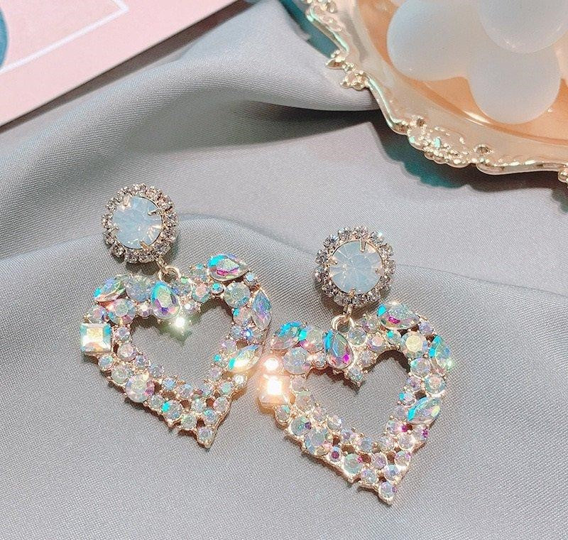 Heart Drop Earrings
