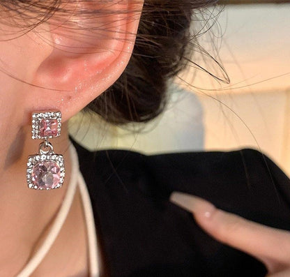 Square Drop Earrings