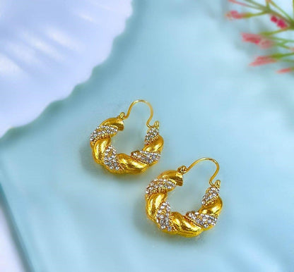 Twisted Drop Earrings