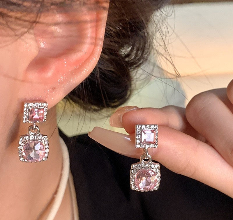 Square Drop Earrings