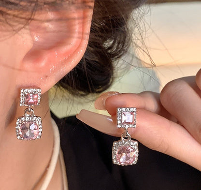 Square Drop Earrings
