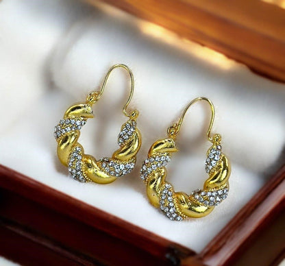 Twisted Drop Earrings