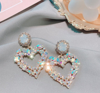 Heart Drop Earrings