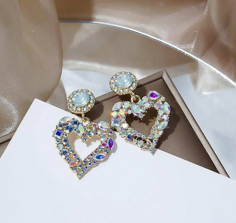 Heart Drop Earrings