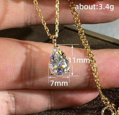 Tear Pendent With Chain