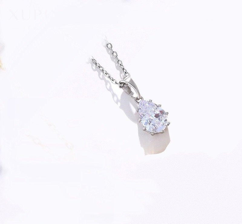 Tear Drop Pendant with Chain