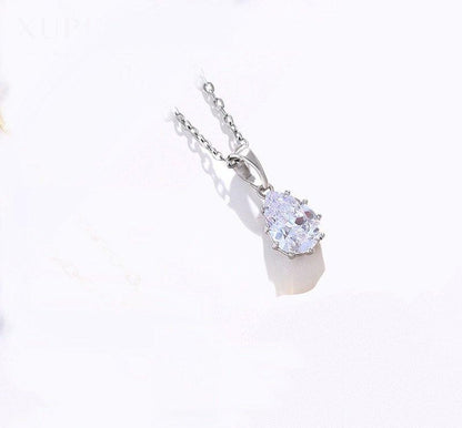 Tear Drop Pendant with Chain