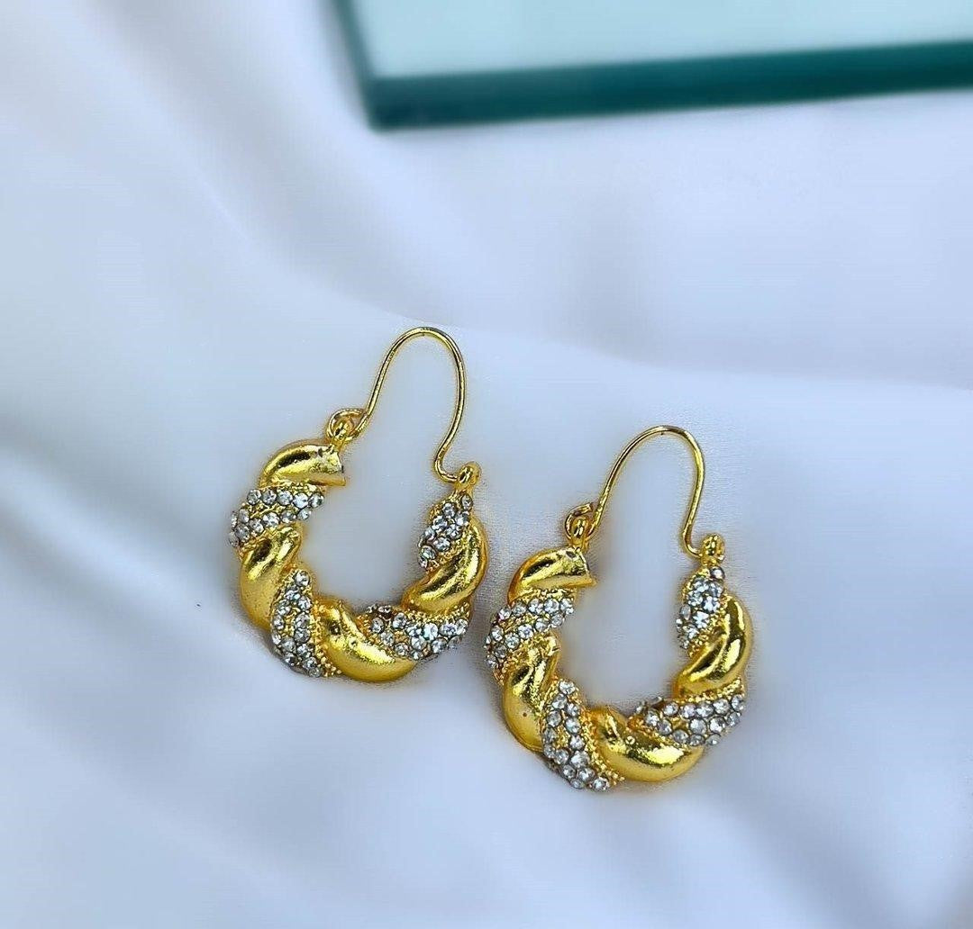 Twisted Drop Earrings