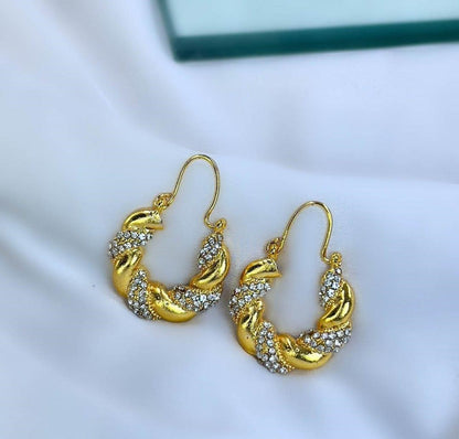 Twisted Drop Earrings