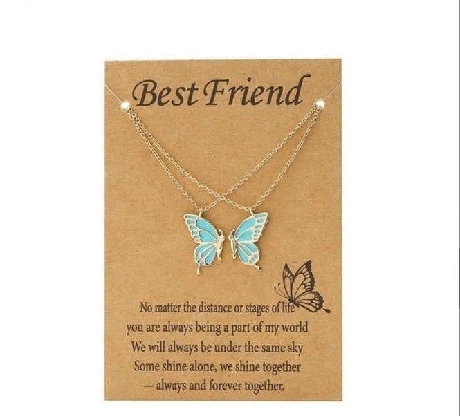 Layer Painted Butterfly Pendant