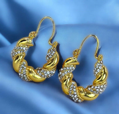 Twisted Drop Earrings