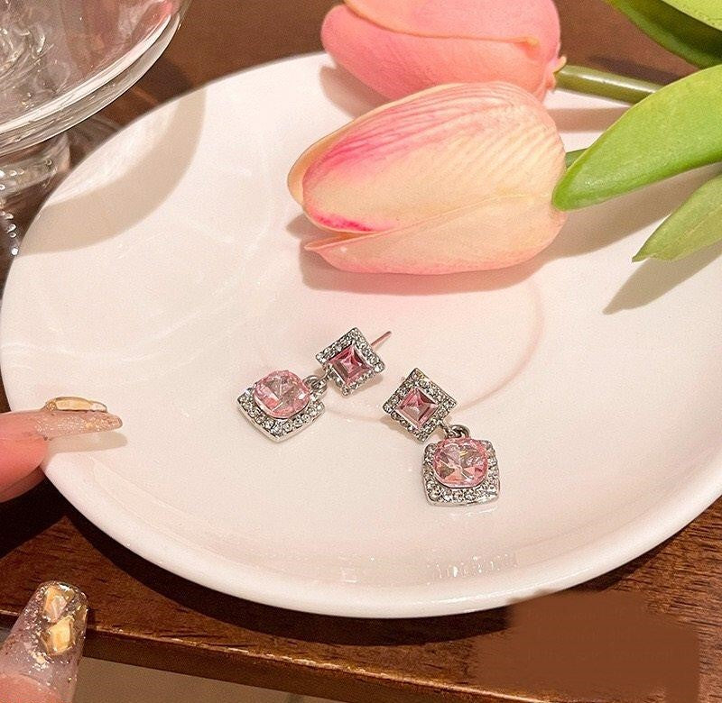 Square Drop Earrings