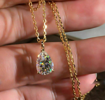 Tear Pendent With Chain